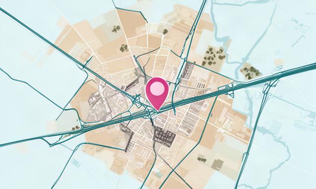 Statische locatiekaart van Robert Fruinstraat 13 in Tilburg, Noord-Brabant
